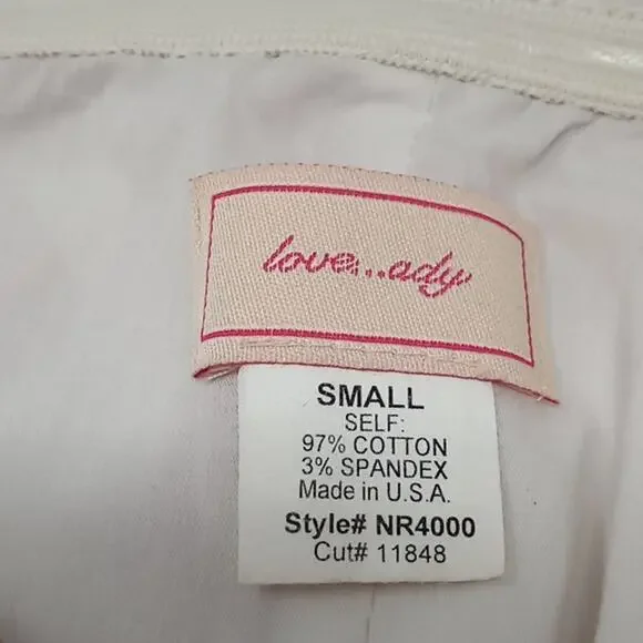 love,,,ady  Women & Junior Red & White Floral Strapless Dress Size Small - Picture 10 of 13